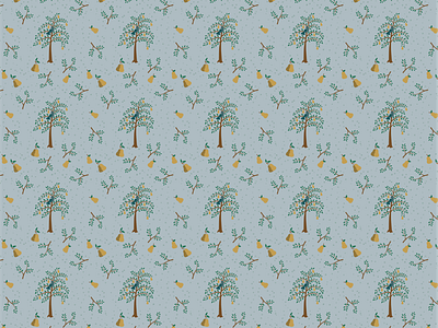 Partridge in a Pear Tree Pattern design pattern