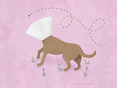 Spay Day! childrens book dog illustration illustrator photoshop texture