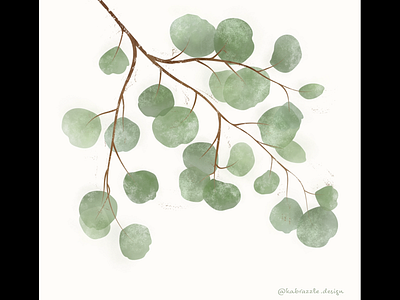 Eucalyptus Watercolor & Print