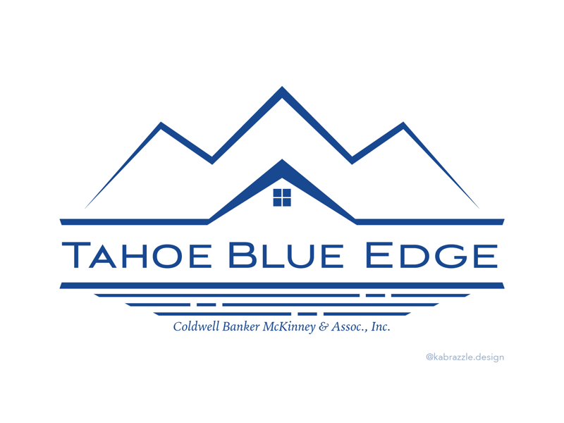 Tahoe Blue Edge Real Estate Logo by Kaitlin Brasuell on Dribbble