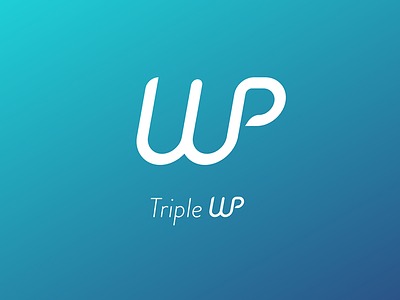 Triple WP Logo Concept design designer graphic design graphic designer logo logo design logo designer logocore triple wp triple wp logo