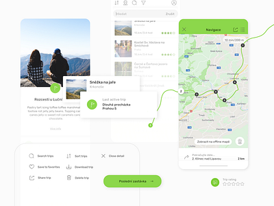 Hiking app redesign app creative design