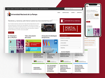 UNLPam - University Web Portal