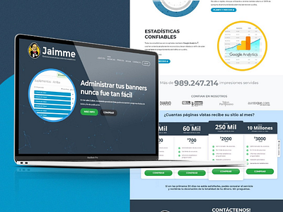 Jaimme - Ad Server for your agency or media made easy / Web Dev