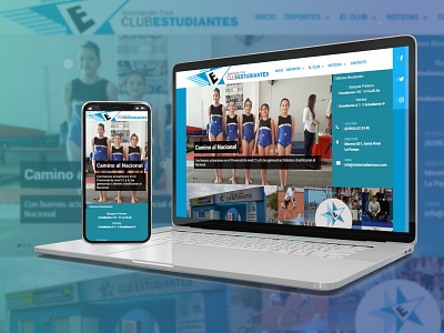 Club Estudiantes - Sports Club Web Portal / UI