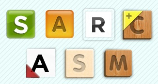 iPad Word Games: Ransom Note Remix letters plastic ransom stripes wood words