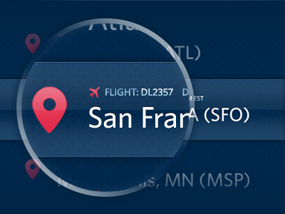 Flight Picker button chooser flight interface ios ipad location marker picker travel ui