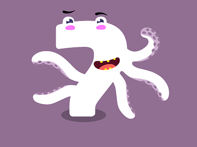 Special character of Abc abc fun im special kids octopus