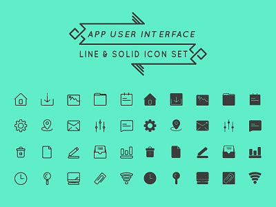 UI Basic Icon design flaticon icon icon set iconography interface outlineicon solid icon ui ui ux design userinterface vector