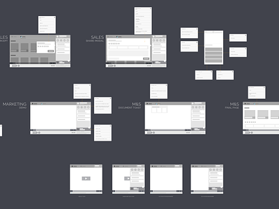 Video player wireframe