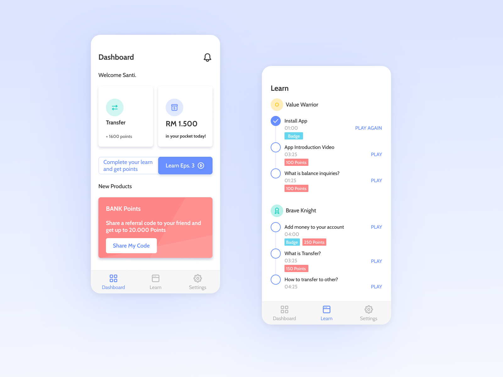 Kids Bank Mobile App UI Concept by Septian Widaryanto on Dribbble