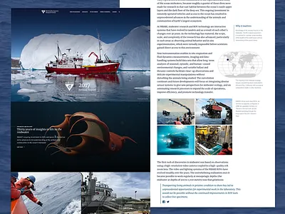 Digital Annual Report for MBARI annualreport nonprofit ocean socialimpact website