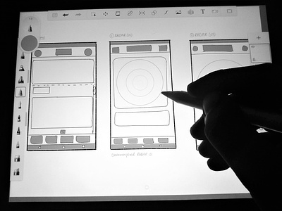 Wireframing apple art color design figma frame freehand freelance illustration ipad ixd organic procreate prototype sketch ui user experience ux wireframe
