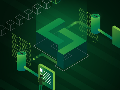 A Privacy Project blockchain green isometric isometric illustration loki privacy project