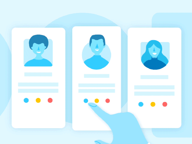 Choose your provider dapps blockchain cryptocurrency blue canya canwork aftereffects gif animation freelance
