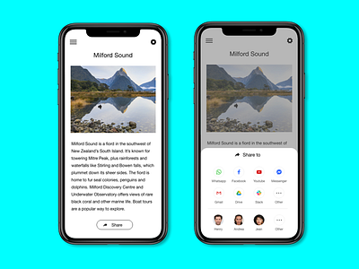 Social Share Button - Daily UI 10