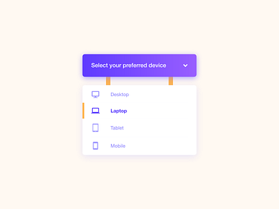 Dropdown - Daily UI 27