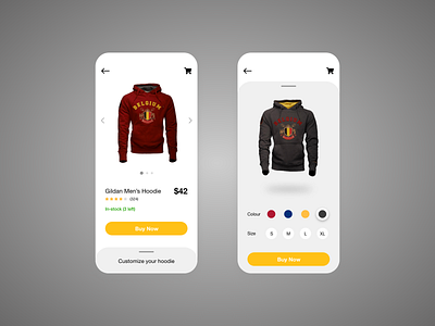 Customize Product - Daily UI 33 adobe xd app app design branding customize customize product daily ui dribbble ecommerce mobile app mobile design mobile ui product design shopping ui ui design ui inspiration uiux user interface visual design