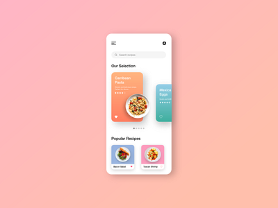 Recipe - Daily UI 40