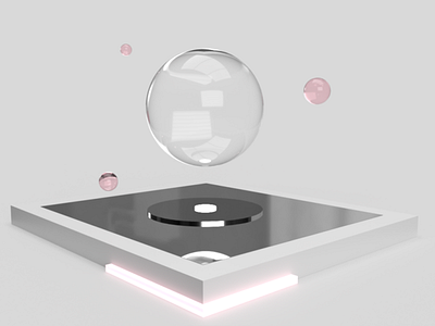 Bubbles | Daily 3D Challenge | Day 2 3d 3d art 3d artist adobe dimension dimension