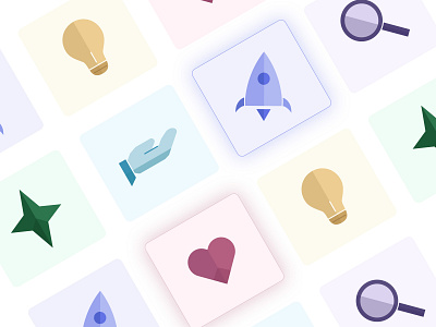 Blocknative Icons | Mission Page colorful custom icons design icon set iconography icons mission