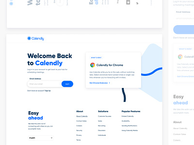 Calendly Redesigned Login Page