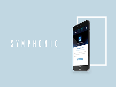 Symphonic - Mobile App adobexd graphic design mobile app mock up xddailychallenge