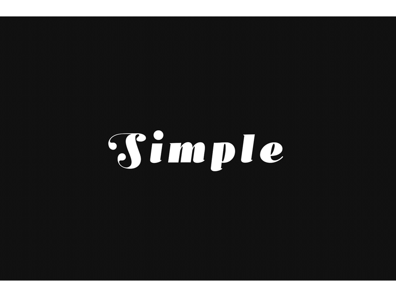 Simple Animation adobexd animation