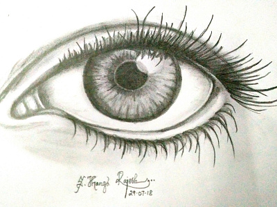 Pencil Shaded Eye