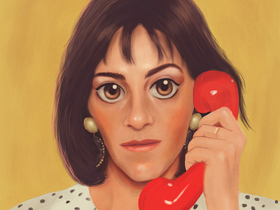 Mujeres al borde de un ataque de nervios - Almodóvar adobe almodóvar antonio ufarte art carmen maura dibujo illustration