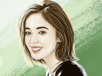 About smiling digital digitalart drawing photoshop portrait