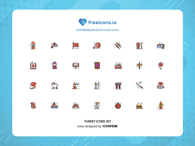 Free Turkey icons in various design styles branding design free icons icon illustration logo vector vector logo web