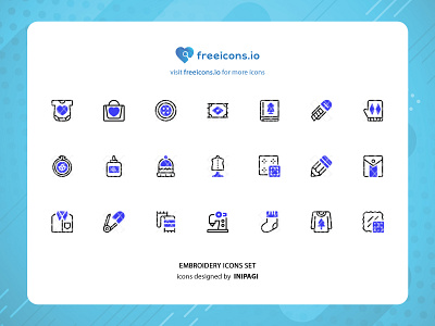 Embroidery Icon Set