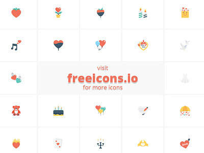 Free Valentines Day Icons ai app branding design free icons freeicons icon illustration ui ux valentines day valentines day bash valentines day love notes vector vector logo web