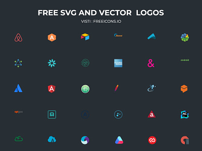 Download Free Vector And Svg Logos By Freeicons On Dribbble