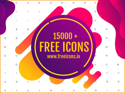 15000+ Free icons design free icons icon illustration vector web