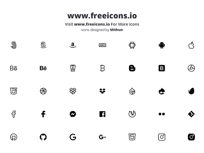 Download Brand Icons By Freeicons On Dribbble