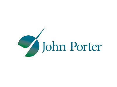 John Porter Golf Tournament ambigram branding design golf graphic id logo mark minimal minimalist monogram type