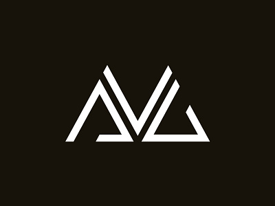 AVG Monogram ambigram branding design graphic id letters logo mark minimal minimalist monogram type