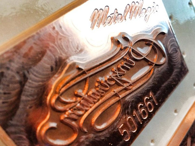 pinspiration foil stamp lettering script