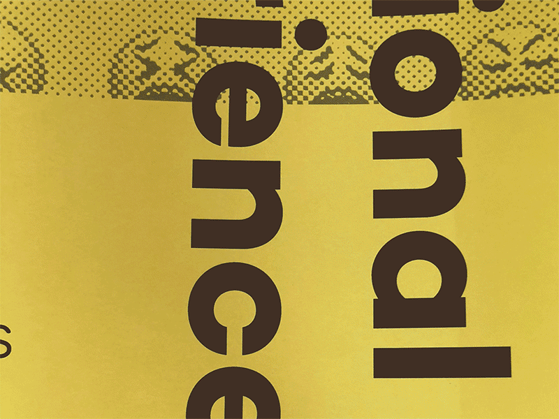 Workshop Material design poster art typogaphy workshop