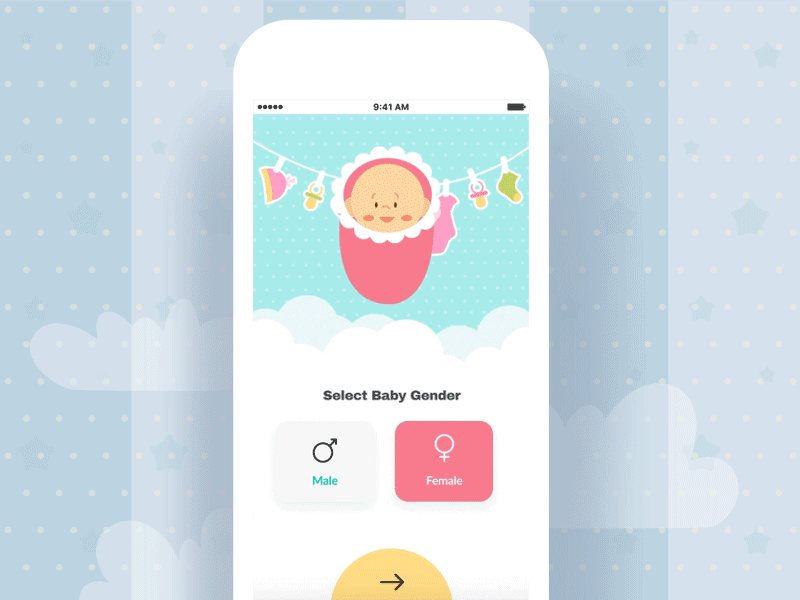 Vaccination Reminder - Mother's app 3 app baby blue datepicker illustration mobile pink sketch ui ux vaccination