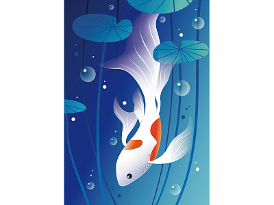 fish fish illustrator swimming