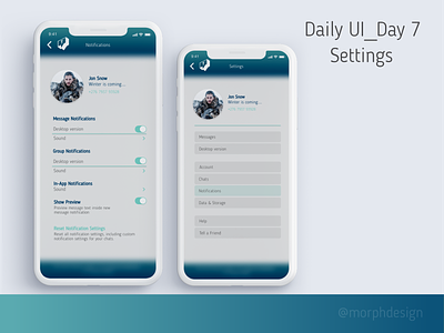 Daily UI_Day 7 - Settings