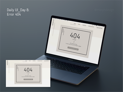 Daily UI_Day 8 - Error 404 dailyui design ui ux web website