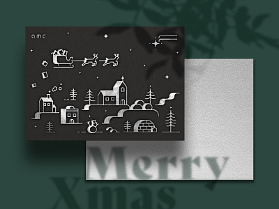 Christmas card design | AMC