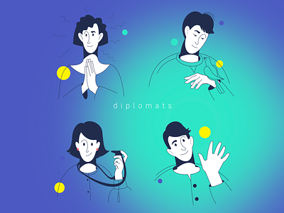 Diplomats illustration personality types psychology