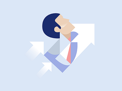 Career flat illustration vector