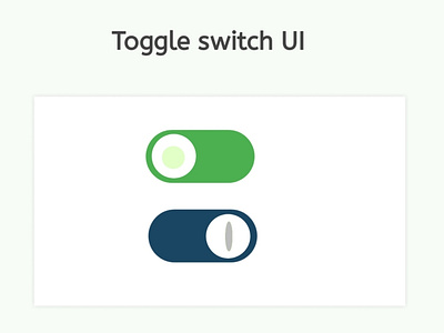 Toggle switch - DailyUI
