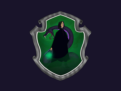 Severus Snape artwork design harry potter hogwarts illustration magic slytherin snape